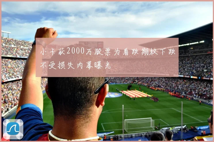 小卡获2000万股票为看跌期权下跌不受损失内幕曝光